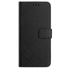 EIDERWOOD Sony Xperia 10 VI  Læder Cover m. Pung & Strop - Rombe Indgravering - Sort