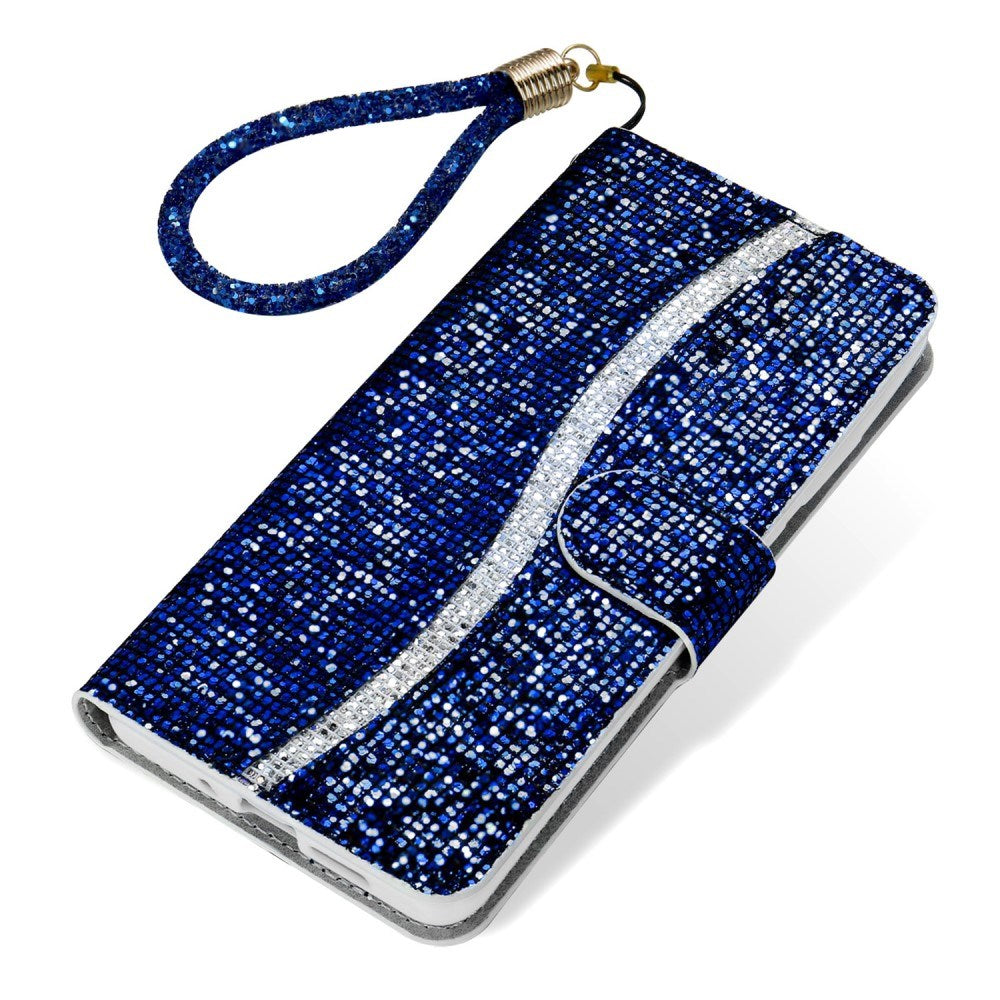 EIDERWOOD Samsung Galaxy S24 / S25 Glimmer Flip Cover m. Kortholder og Ståfunktion - Blå