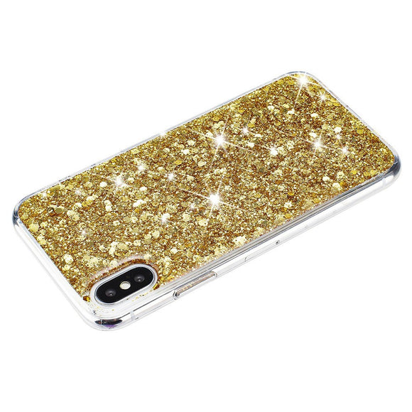 EIDERWOOD iPhone X / XS Glitter Cover - Guld