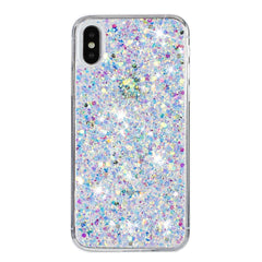 EIDERWOOD iPhone X / XS Glitter Cover - Sølv