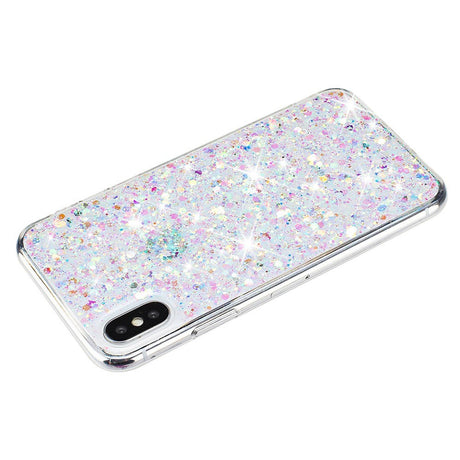 EIDERWOOD iPhone X / XS Glitter Cover - Sølv
