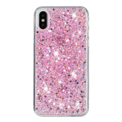 EIDERWOOD iPhone X / XS Glitter Cover - Lyserød
