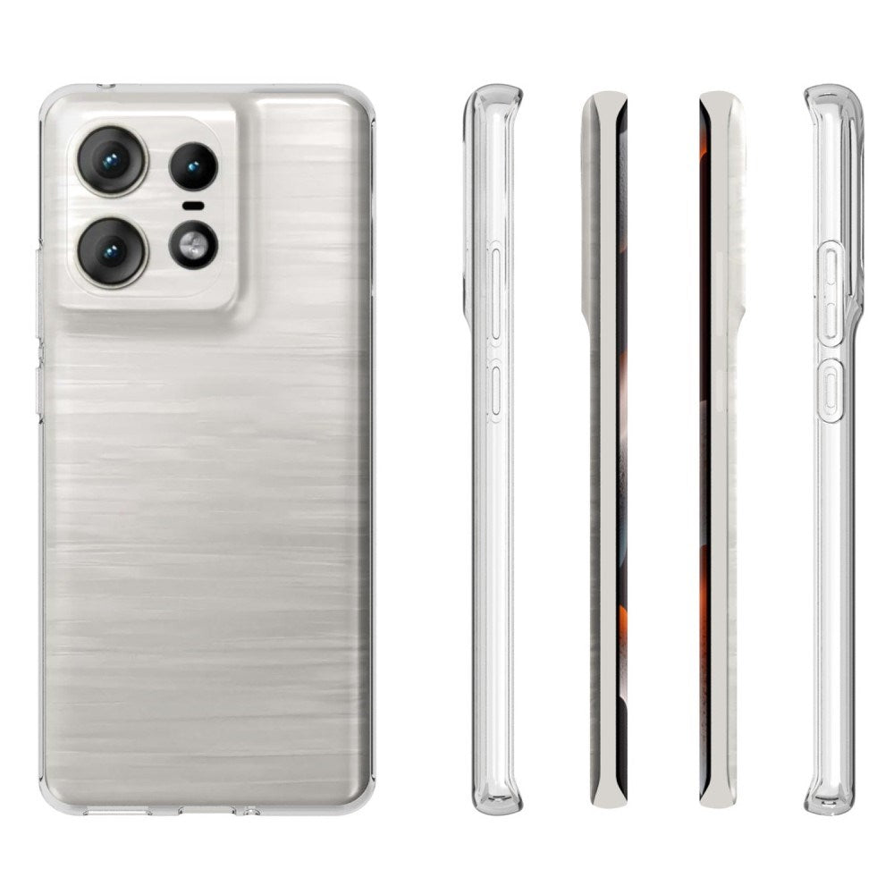EIDERWOOD Motorola Edge 50 Pro Fleksibel Plastik Cover - Gennemsigtig