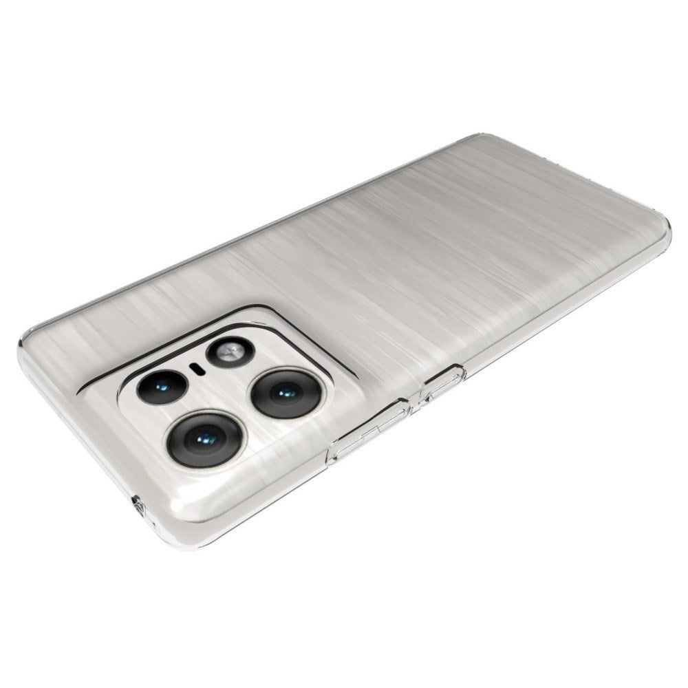 EIDERWOOD Motorola Edge 50 Pro Fleksibel Plastik Cover - Gennemsigtig