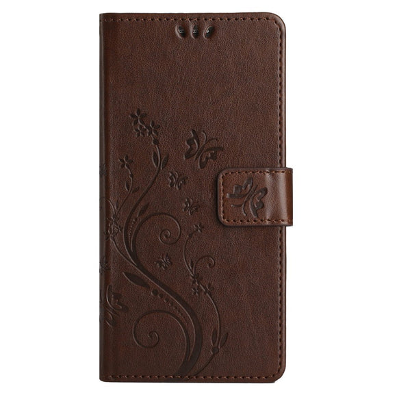 EIDERWOOD Google Pixel 9 / 9 Pro Sommerfugle Læder Cover m. Pung - Brun