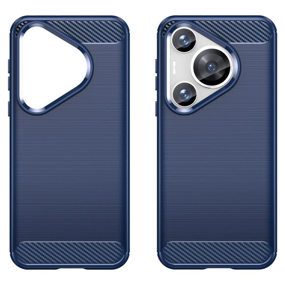 EIDERWOOD Huawei Pura 70 Pro / 70 Pro+ (Plus) Brushed Carbon Cover - Blå
