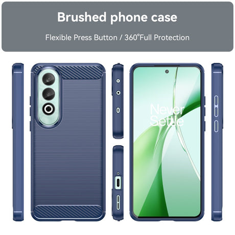 EIDERWOOD OnePlus Nord CE4 (5G) Brushed Carbon Cover - Blå