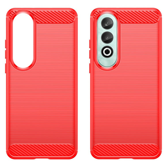 EIDERWOOD OnePlus Nord CE4 (5G) Brushed Carbon Cover - Rød