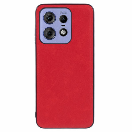 EIDERWOOD Motorola Edge 50 Pro Kunstlæder Bagside Cover - Rød