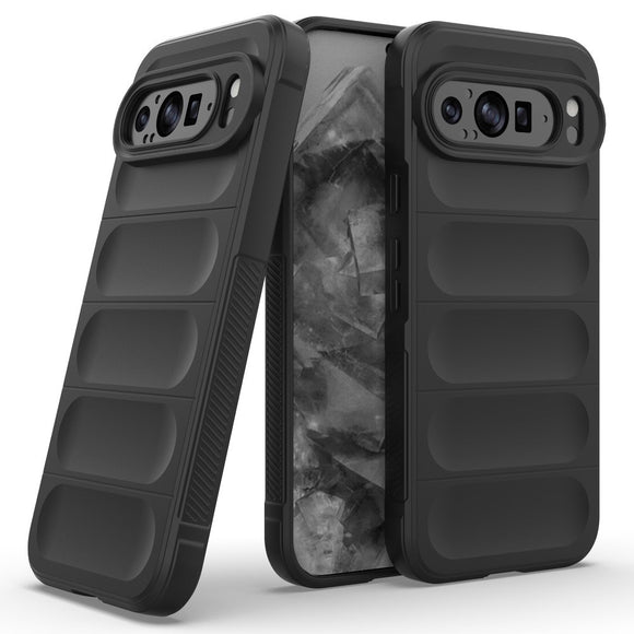 EIDERWOOD Google Pixel 9 Pro XL Fleksibelt Plastik Cover - Sort