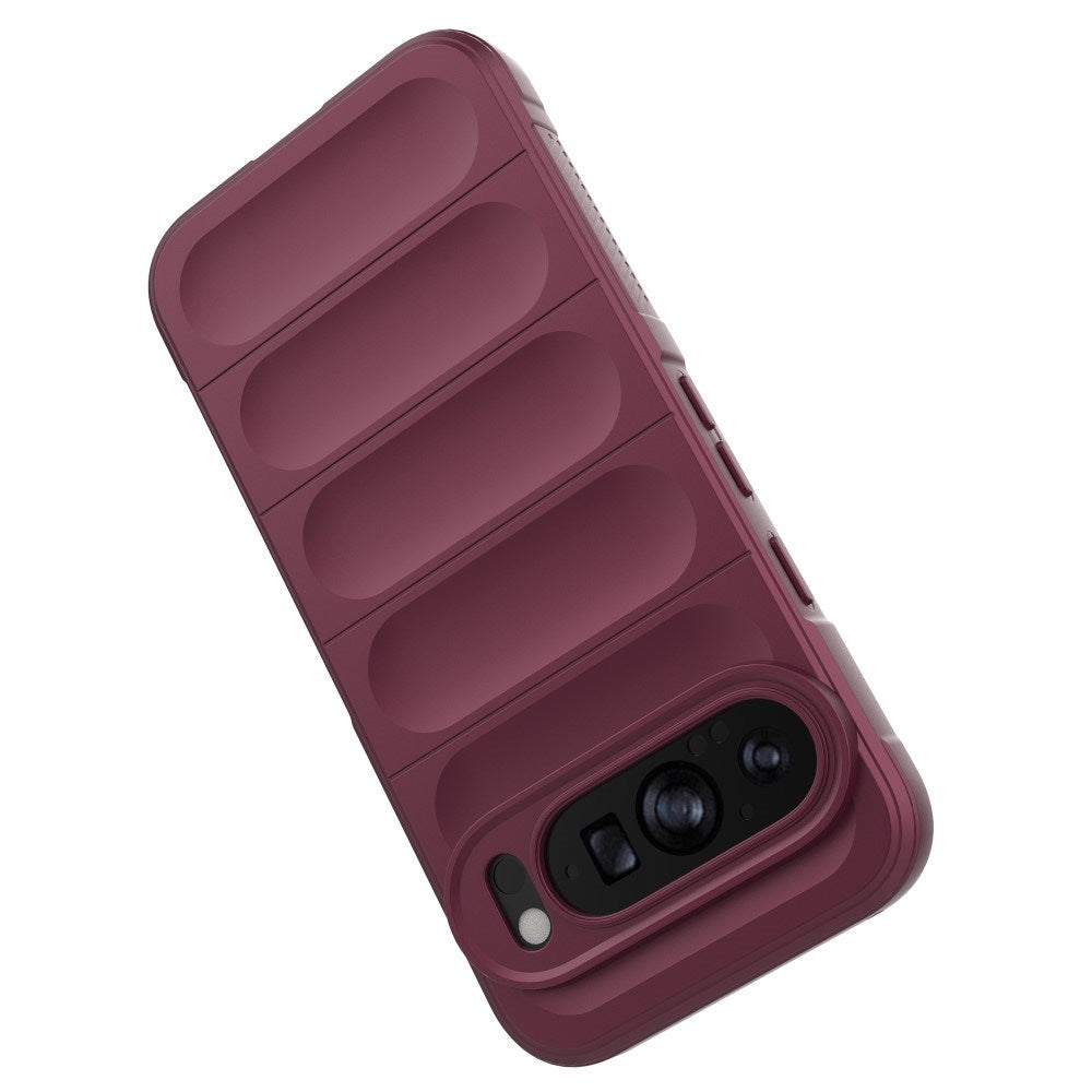 EIDERWOOD Google Pixel 9 Pro Fleksibelt Plastik Cover - Vinrød
