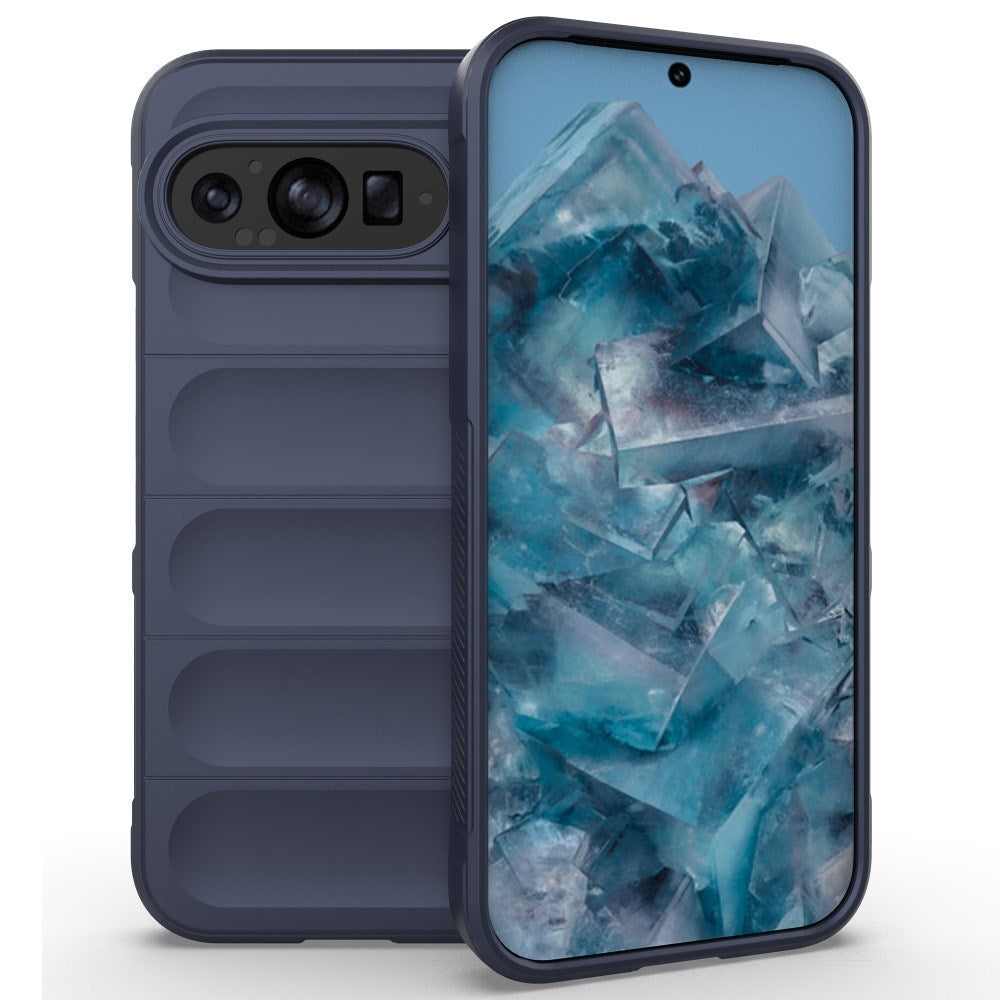 EIDERWOOD Google Pixel 9 Pro Fleksibelt Plastik Cover - Mørkeblå