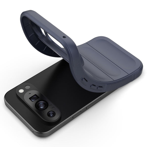 EIDERWOOD Google Pixel 9 Pro Fleksibelt Plastik Cover - Mørkeblå