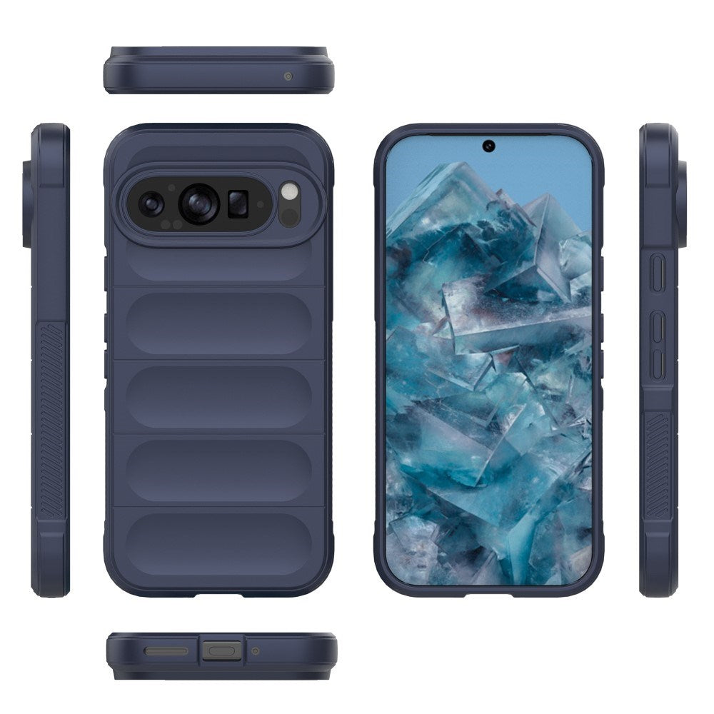 EIDERWOOD Google Pixel 9 Pro Fleksibelt Plastik Cover - Mørkeblå