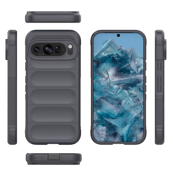EIDERWOOD Google Pixel 9 Pro Fleksibelt Plastik Cover - Mørkegrå