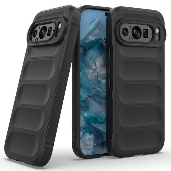 EIDERWOOD Google Pixel 9 Pro Fleksibelt Plastik Cover - Mørkegrå