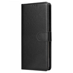 EIDERWOOD iPhone 14 Pro Max Kunstlæder Flip Cover m. Strop - Sort