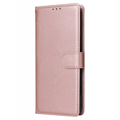EIDERWOOD iPhone 14 Pro Max Kunstlæder Flip Cover m. Strop - Rose Gold