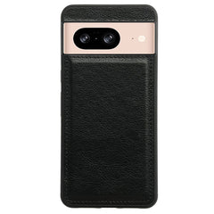 EIDERWOOD Google Pixel 9 / 9 Pro Læderbelagt Plastik Cover - Sort