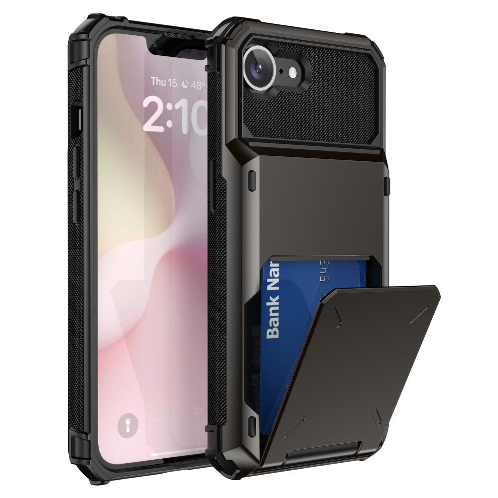 EIDERWOOD iPhone 17e / 16e Håndværker Cover m. Kortholder - Sort