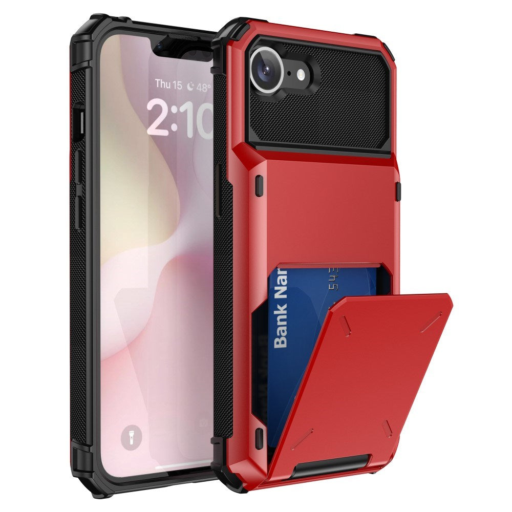 EIDERWOOD iPhone 17e / 16e Håndværker Cover m. Kortholder - Rød