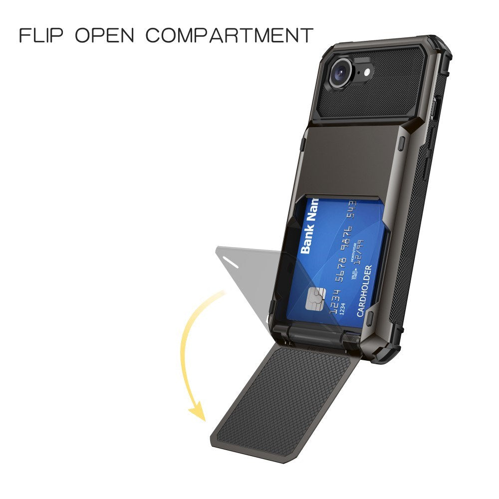 EIDERWOOD iPhone 17e / 16e Håndværker Cover m. Kortholder - Rød