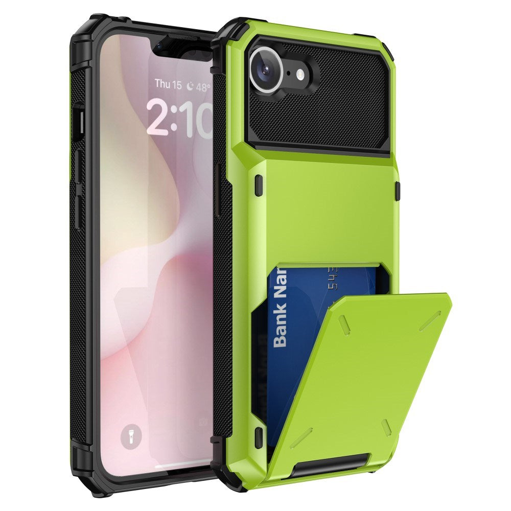 EIDERWOOD iPhone 17e / 16e Håndværker Cover m. Kortholder - Grøn