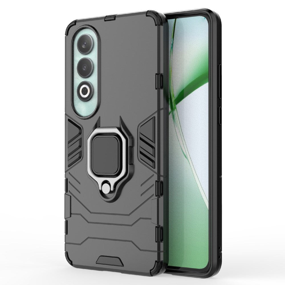 EIDERWOOD OnePlus Nord CE4 (5G) Hybrid Håndværker Cover m. Magnetisk Kickstand - Sort