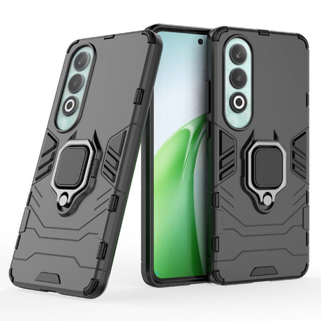 EIDERWOOD OnePlus Nord CE4 (5G) Hybrid Håndværker Cover m. Magnetisk Kickstand - Sort