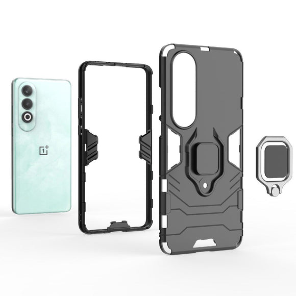 EIDERWOOD OnePlus Nord CE4 (5G) Hybrid Håndværker Cover m. Magnetisk Kickstand - Sort