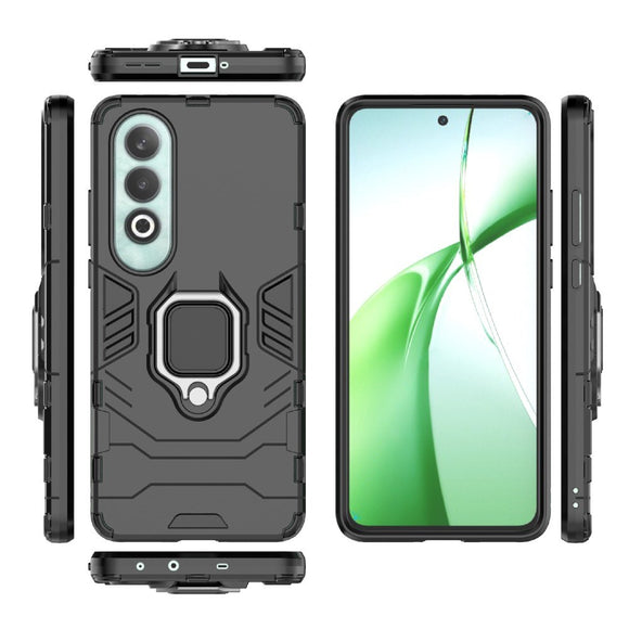 EIDERWOOD OnePlus Nord CE4 (5G) Hybrid Håndværker Cover m. Magnetisk Kickstand - Sort