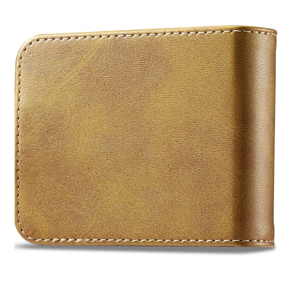 EIDERWOOD Samsung Galaxy Z Flip7 FE / Flip6 Kunstlæder Flip Cover m. Kortholder & Ståfunktion - Lysebrun