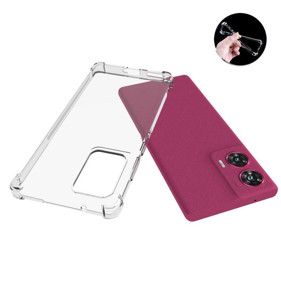 EIDERWOOD Motorola Edge 50 Fusion Fleksibel Plastik Cover - Gennemsigtig