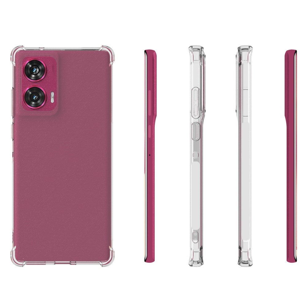 EIDERWOOD Motorola Edge 50 Fusion Fleksibel Plastik Cover - Gennemsigtig