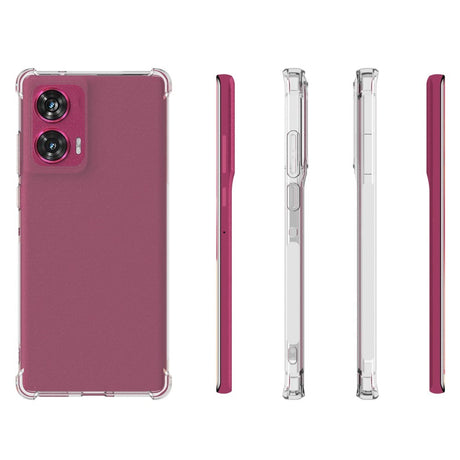 EIDERWOOD Motorola Edge 50 Fusion Fleksibel Plastik Cover - Gennemsigtig