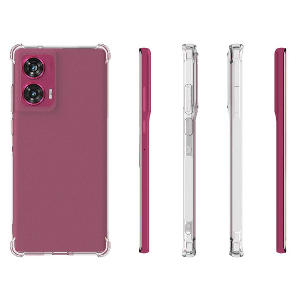 EIDERWOOD Motorola Edge 50 Fusion Fleksibel Plastik Cover - Gennemsigtig