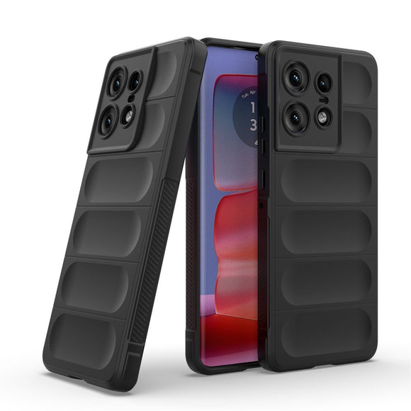 EIDERWOOD Motorola Edge 50 Pro Fleksibelt Plastik Cover - Sort
