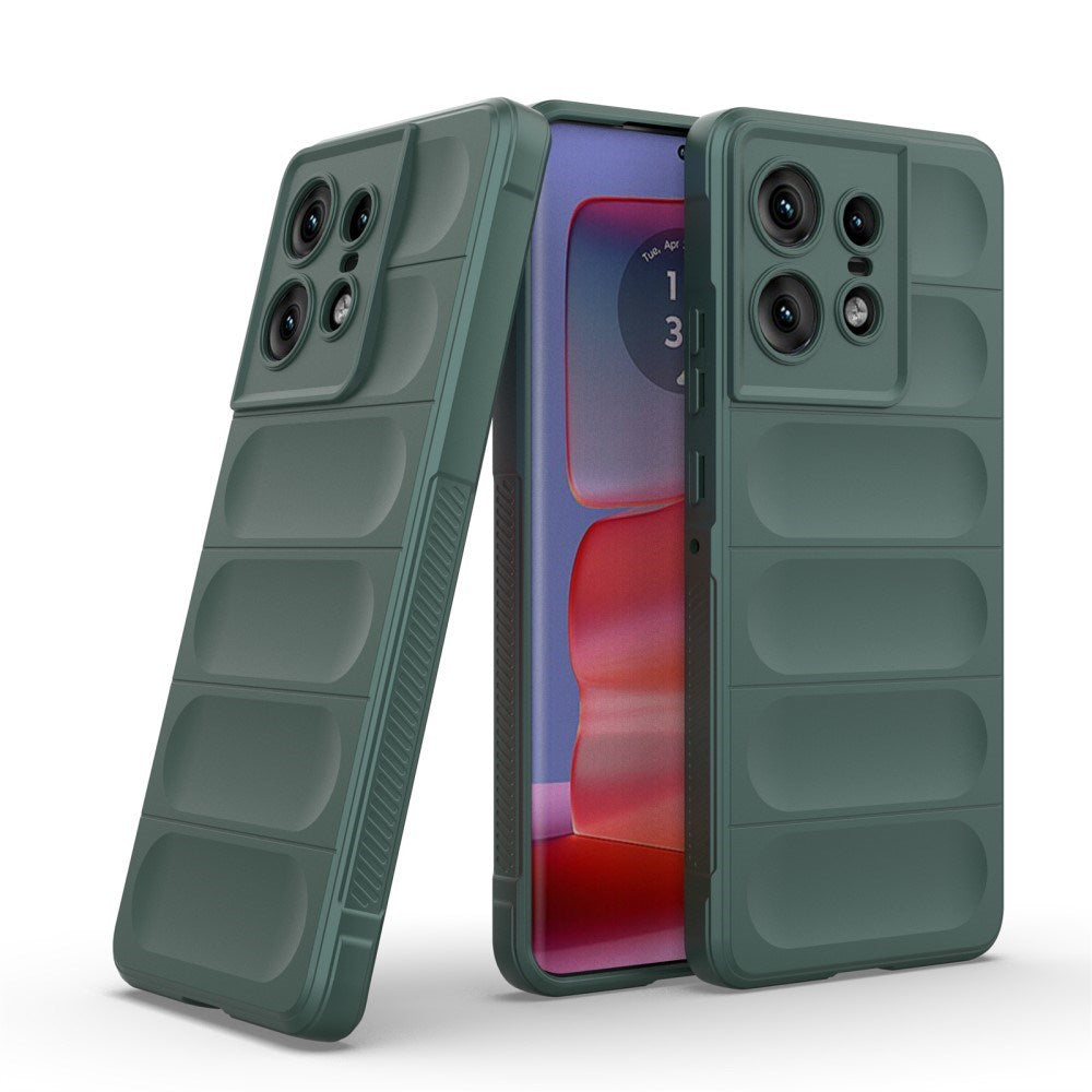 EIDERWOOD Motorola Edge 50 Pro Fleksibelt Plastik Cover - Grøn