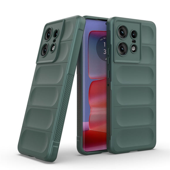 EIDERWOOD Motorola Edge 50 Pro Fleksibelt Plastik Cover - Grøn