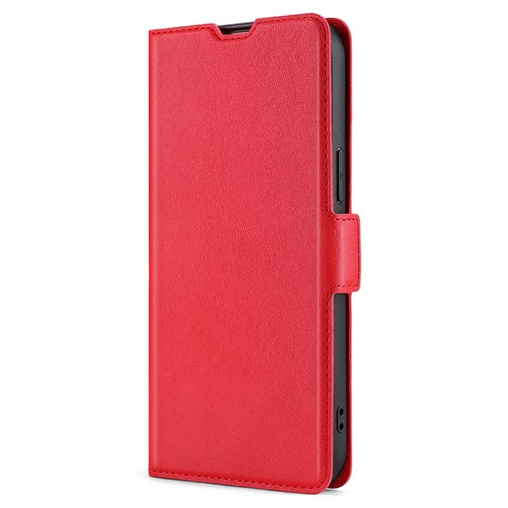 EIDERWOOD Huawei Pura 70 Ultra Kunstlæder Flip Cover m. Kortholder & Ståfunktion - Rød