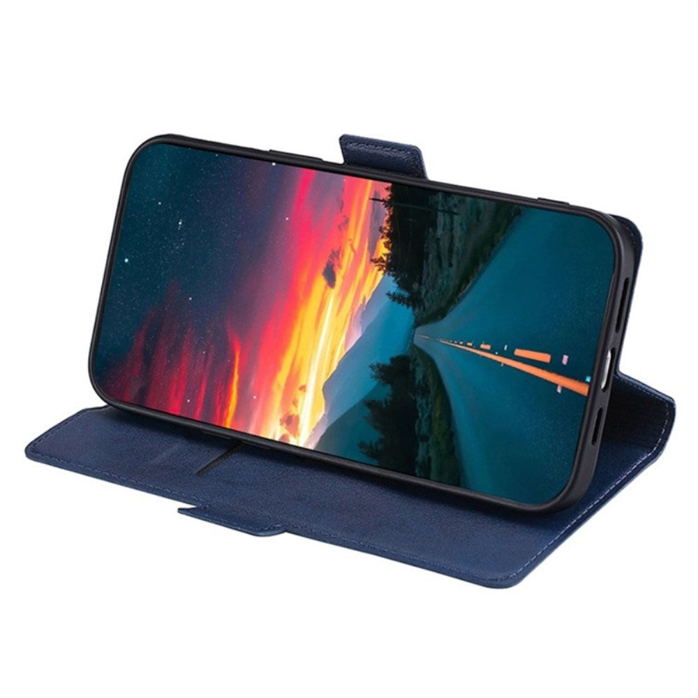 EIDERWOOD Huawei Pura 70 Ultra Kunstlæder Flip Cover m. Kortholder & Ståfunktion - Blå