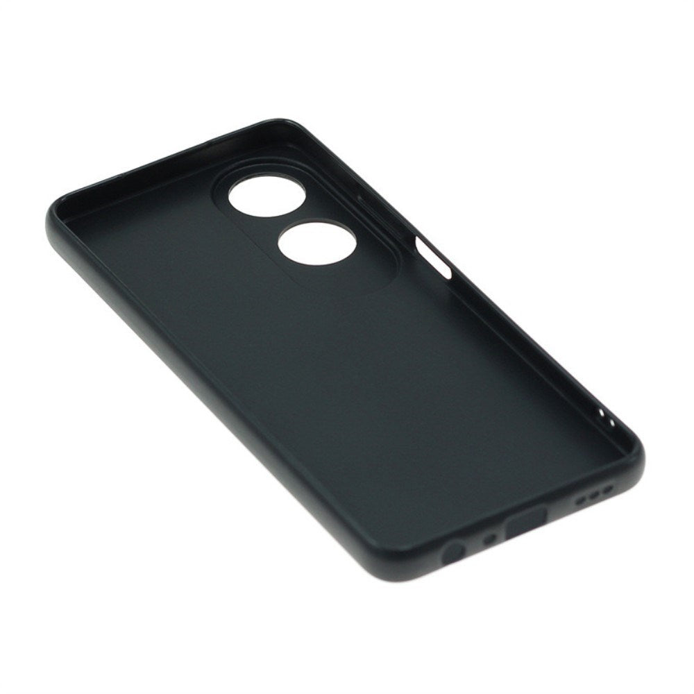 EIDERWOOD OPPO A60 Fleksibelt Plast Cover - Sort