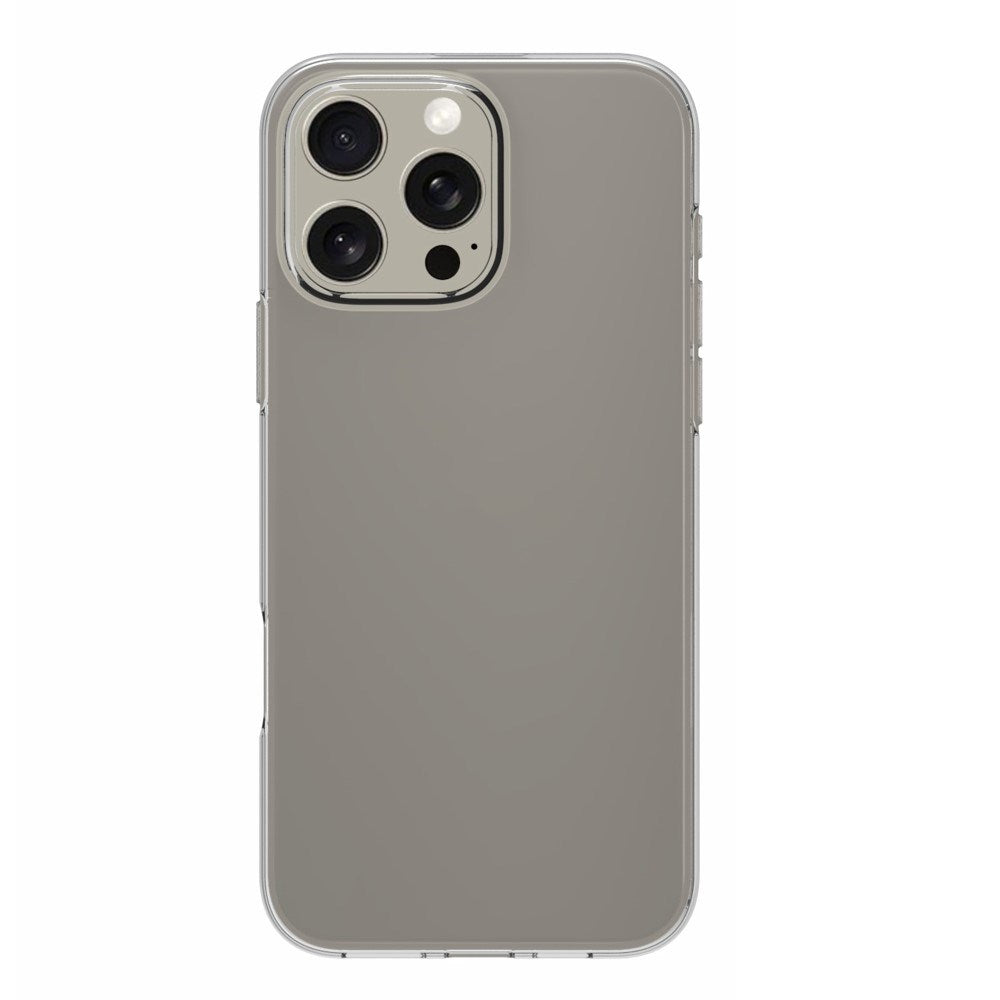EIDERWOOD iPhone 16 Pro Max Fleksibel Plast Cover - Gennemsigtig
