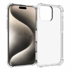 EIDERWOOD iPhone 16 Pro Max Fleksibelt Plastik Cover m. Kraftige Hjørner - Gennemsigtig