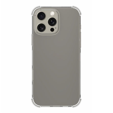 EIDERWOOD iPhone 16 Pro Max Fleksibelt Plastik Cover m. Kraftige Hjørner - Gennemsigtig