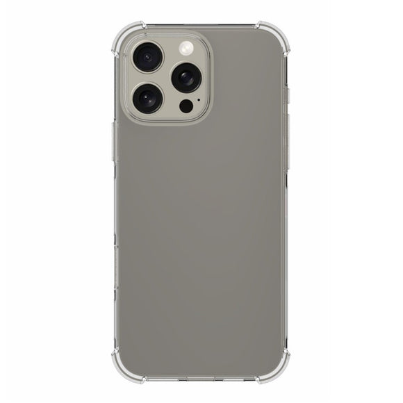 EIDERWOOD iPhone 16 Pro Max Fleksibelt Plastik Cover m. Kraftige Hjørner - Gennemsigtig