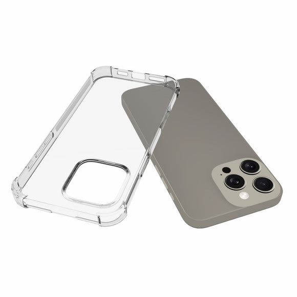 EIDERWOOD iPhone 16 Pro Max Fleksibelt Plastik Cover m. Kraftige Hjørner - Gennemsigtig
