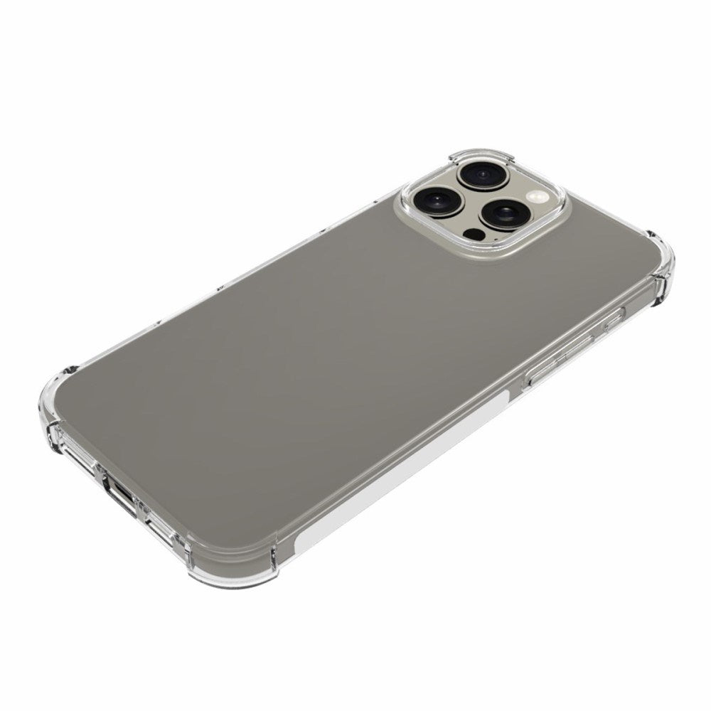 EIDERWOOD iPhone 16 Pro Max Fleksibelt Plastik Cover m. Kraftige Hjørner - Gennemsigtig