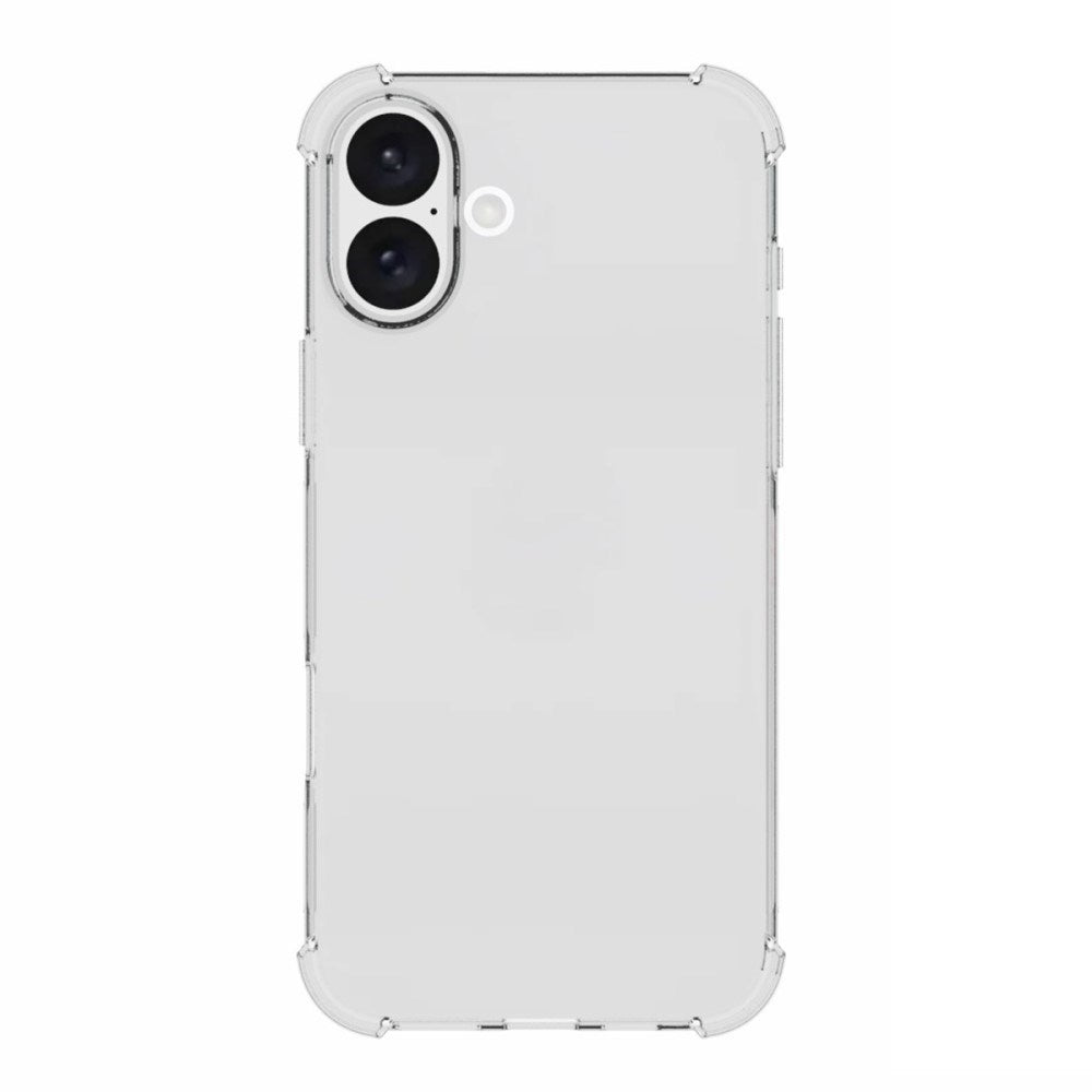 EIDERWOOD iPhone 16 Plus Fleksibelt Plastik Cover m. Kraftige Hjørner - Gennemsigtig