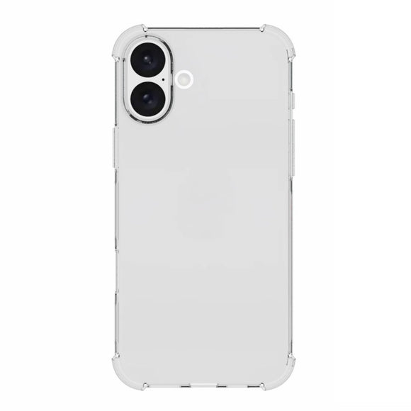 EIDERWOOD iPhone 16 Plus Fleksibelt Plastik Cover m. Kraftige Hjørner - Gennemsigtig
